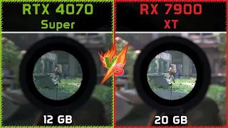 RTX 4070 Super vs RX 7900 XT - FHD, QHD, UHD 4K