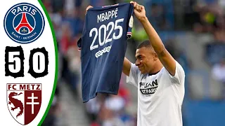 PSG vs Metz 5 0 Extеndеd Hіghlіghts & All Gоals 2022 HD