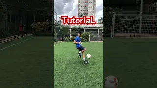 TUTORIAL: CHAPÉU CANELA E PÉ! #futsal #tutorial #shorts