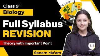 Class 9th Biology Full Syllabus Revision with Most important Points Sonam Maam