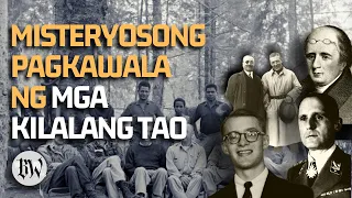 Mga Misteryosong Pagkawala ng mga Kilalang Tao