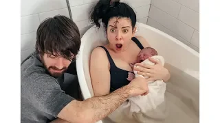 Emotional Home Water Birth - Raw & Real Labor & Delivery!