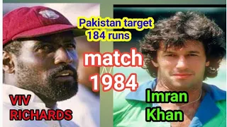 Pakistan vs West Indies highlights cricket match 1985 Sydney #cricket