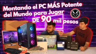 Montando LA  PC MÁS POTENTE del MUNDO 2022!  DE 90 MIL PESOS