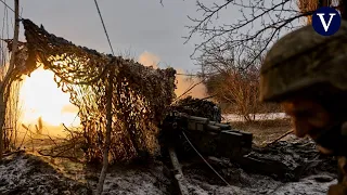 En el interior de una trinchera ucraniana en el Donbass, en su hora más difícil