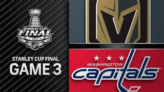 Capitals win Game 3 to go up 2-1 in Stanley Cup Final