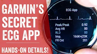 Garmin's Secret ECG Feature & Clinical Trials Detailed