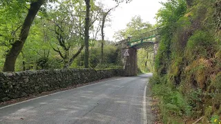 linda approaching Tan-y-Bwlch on ffestiniog railway sept 2020