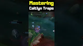 Mastering Caitlyn Traps - League of Legends #shorts