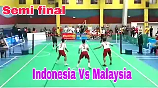 Semi Final Sepak Takraw•||•INDONESIA VS MALAYSIA•||•
