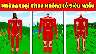 JAYGRAY SÁNG TẠO THÀNH CÔNG NHỮNG LOẠI TITAN KHỔNG LỒ SIÊU NGẦU TRONG MINECRAFT*TITAN COLOSSAL 🧬😈