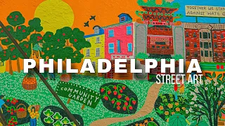 [4K] Exploring Philadelphia's Vibrant Murals 🎨| A Walking Tour 🚶‍♀️