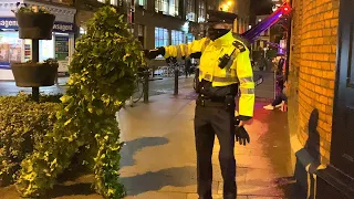 Fist Bump Bushman with Garda/Police.  Bushman Prank