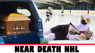 NHL ICE Hockey Near Death Moments!