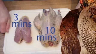 How to Quickly Pluck and Dress Pheasant