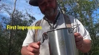 Pathfinder Stainless Bush Pot First Impression