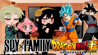 🍥🐲 Spy x Family Reaccionan a Goku y Black Goku🐲🍥| ✨1/2✨| ❤️Gacha Club ❤️ (Ver hasta el final)