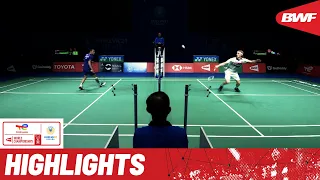 Lee Cheuk Yiu and Anders Antonsen clash for a position in the quarterfinals