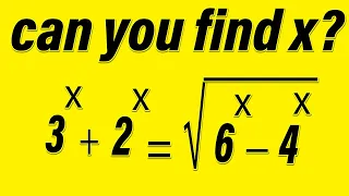 Nice Square Root Math Simplification |Find X