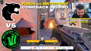 FURIA vs METIZPORT (Jogo Completo) Global Esports Tour Rio 2024 Dia 2