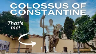 Don't miss the HUGE statue of Emperor Constantine now in Rome!