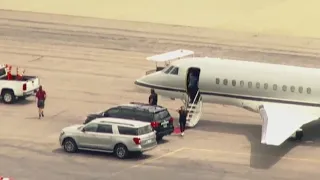 Taylor Swift's plane arrives in Denver