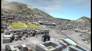 VIDEO Nuovo Stadio Palermo rendering 3D progetto rosanero Gauarena Palermocalcio rosanero