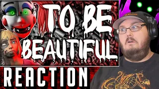 FNAF - TO BE BEAUTIFUL SONG LYRIC VIDEO - Dawko & DHeusta (FAN ANIMATION MUSIC VIDEO) REACTION!!!