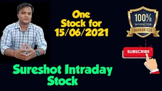 Best Intraday Stocks for Tomorrow | 15 June 2021 | Intraday Trading with Guaranteed Stocks