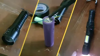 Modifying and adding cells in a torch. batteries.