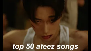 my top 50 ateez songs