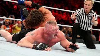 Brock Lesnar vs AJ Styles WWE Universal Champion SURVIVOR SERIES 2017