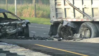 Driver burns to death in car after crash on Krome Avenue