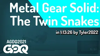 Metal Gear Solid: The Twin Snakes by Tyler2022 in 1:13:26 - Awesome Games Done Quick 2021 Online