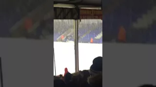 PETERBOROUGH UNITED STEVEN TAYLOR HELPING OUT WITH SNOW 😄