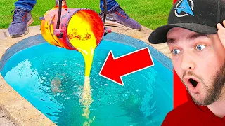 World's *CRAZIEST* Lava Experiments!