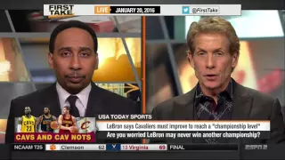 ESPN First Take 1 20 2016   LeBron James, Cavaliers regroup after blowout loss to Warriors I