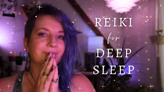 asmr reiki 💤 Deep Sleep Healing 🌜 Wake up refreshed & balanced ⚖️ Soft Spoken Reiki Energy Healing