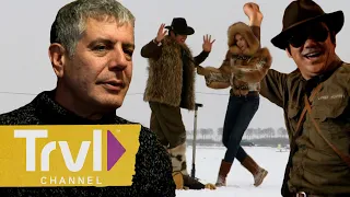 Ice Fishing Karaoke in Northeast China | Anthony Bourdain: No Reservations | Travel Channel