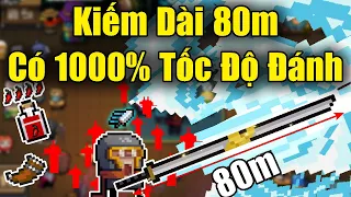 "Kiếm Dài 80m" Khi Có 1000% Tốc Độ Đánh Trong Soul Knight 6.2.0