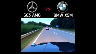 G63AMG  VS BMW X5M гонка