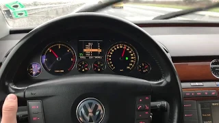 VW PHAETON 3.0 TDI 4X4 FUEL CONSUMPTION AT 120/140/160 KM/H ON AUTOBAHN