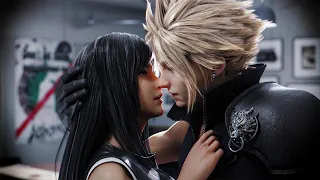 CLOUD AND TIFA FIRST KISS ROMANTIC SCENES IN CHAPTER 5 - Final Fantasy VII Remake