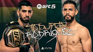 Topuria vs Rodríguez | ¿Qué pasaría? | Combatazo con IA en UFC 5