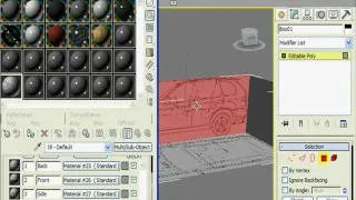 Создание авто в 3Ds Max2010: текстуры чертежей (3/26)