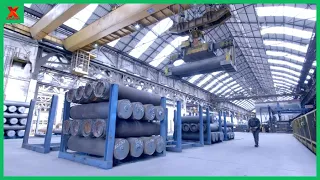 Incredible manufacturing process of the largest ring-rolled steel ring. How to produce ball& bearing