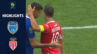 ESTAC TROYES - AS MONACO (1 - 2) - Highlights - (ESTAC - ASM) / 2021-2022