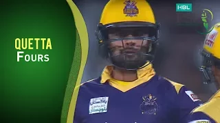 Match 17: Quetta Gladiators vs Peshawar Zalmi - Quetta fours