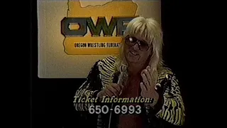 Oregon Wrestling Federation (OWF) aired 1988 July 9 on KPDX 49 with original commercials!