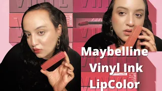 New Maybelline SuperStay Vinyl Ink Lipstick | First Impressions and Review | Is it worth the hype?